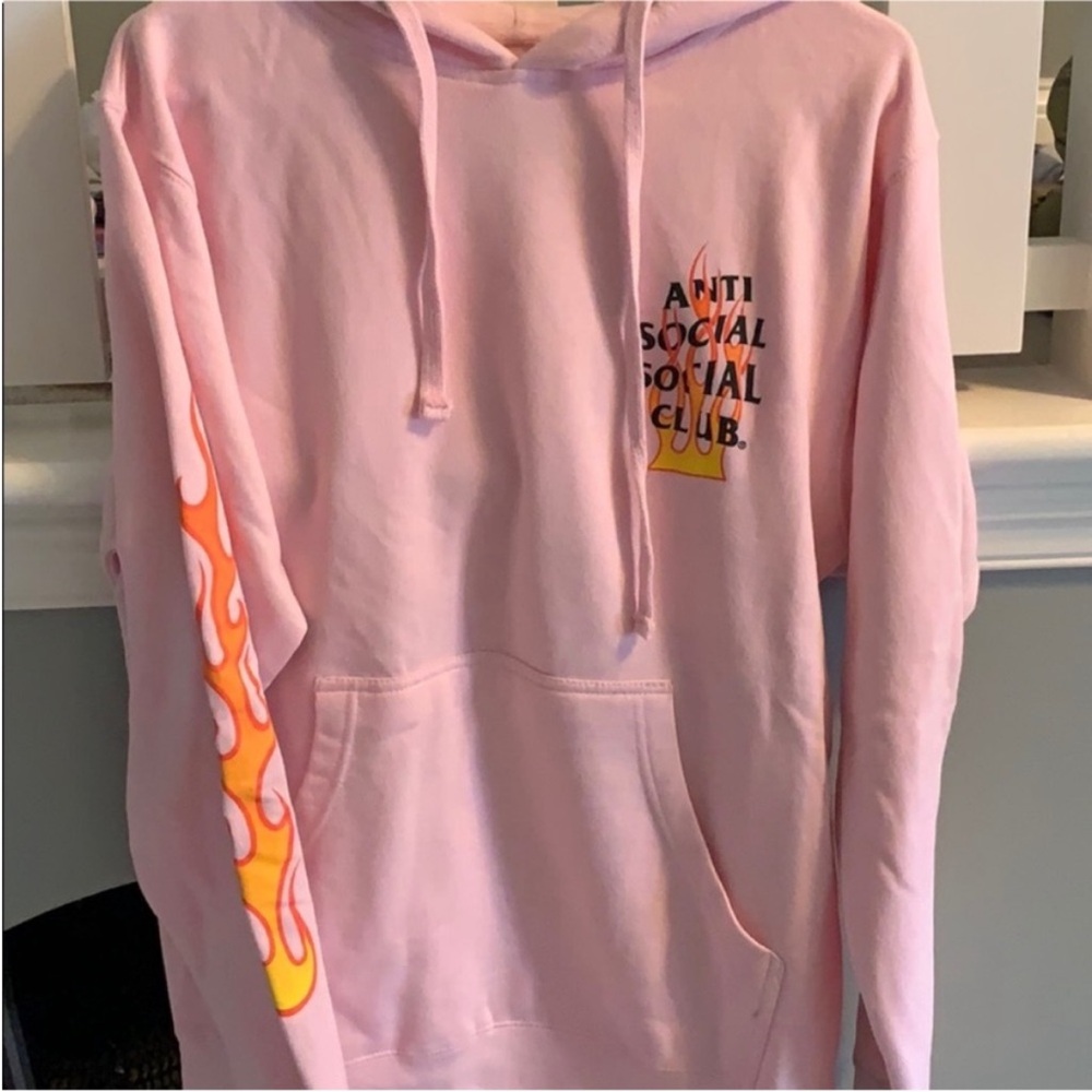 Anti Social Social Club 🔥 Flame Hoodie